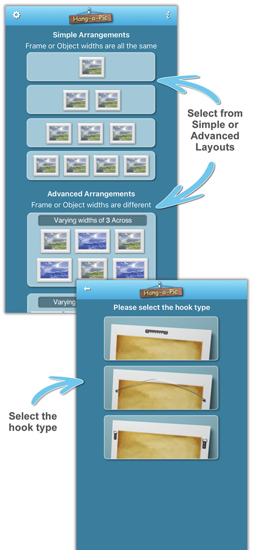 HangaPic App for Android and iPhone Screenshots